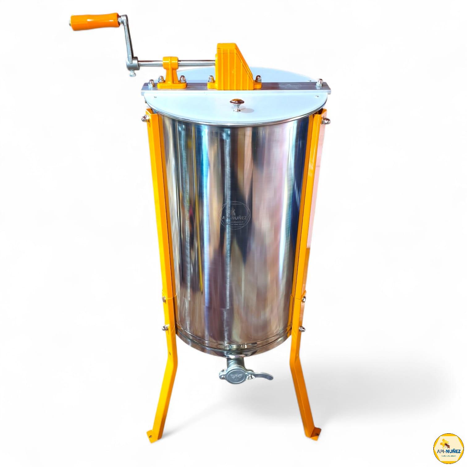 CENTRIFUGA MIEL MANUAL 3 MARCOS  AC INOX.
