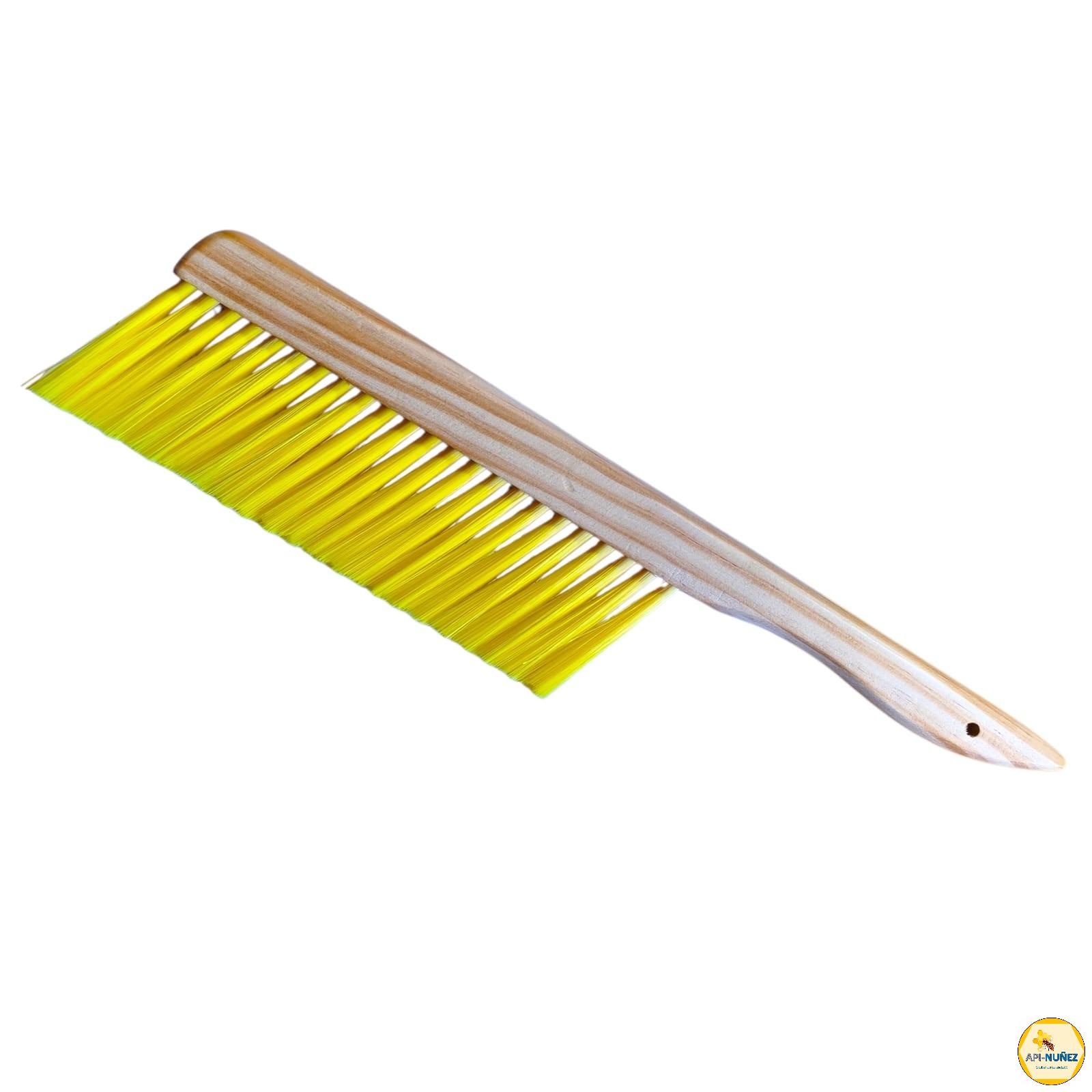 ESCOBILLA DESABEJADORA DE MADERA Y CERDA PLASTICA