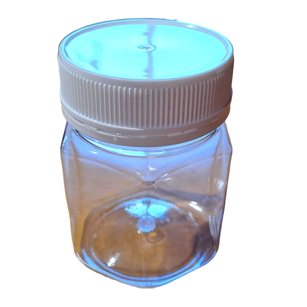ENVASE PET HEXAGONAL 250 GRS