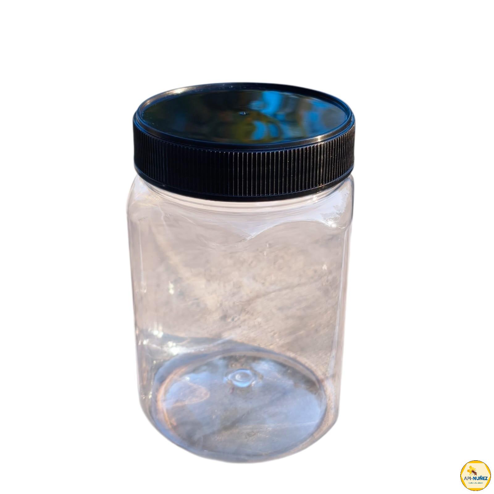 ENVASE PET DE 1 KILO HEXAGONAL TAPA ROSCA PLASTICO