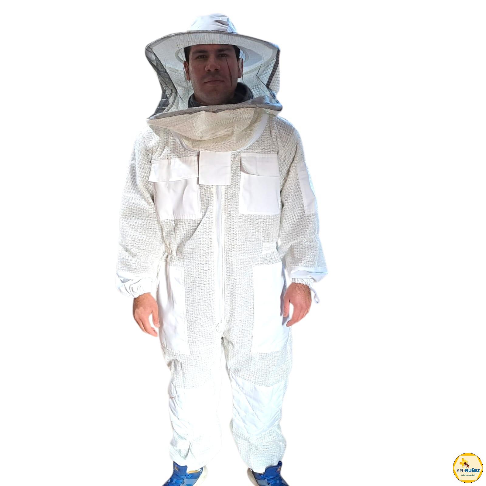 TRAJE DE APICULTOR VENTILADO VELO REDONDO ADULTO VARIEDAD DE TALLAS API-NUÑEZ