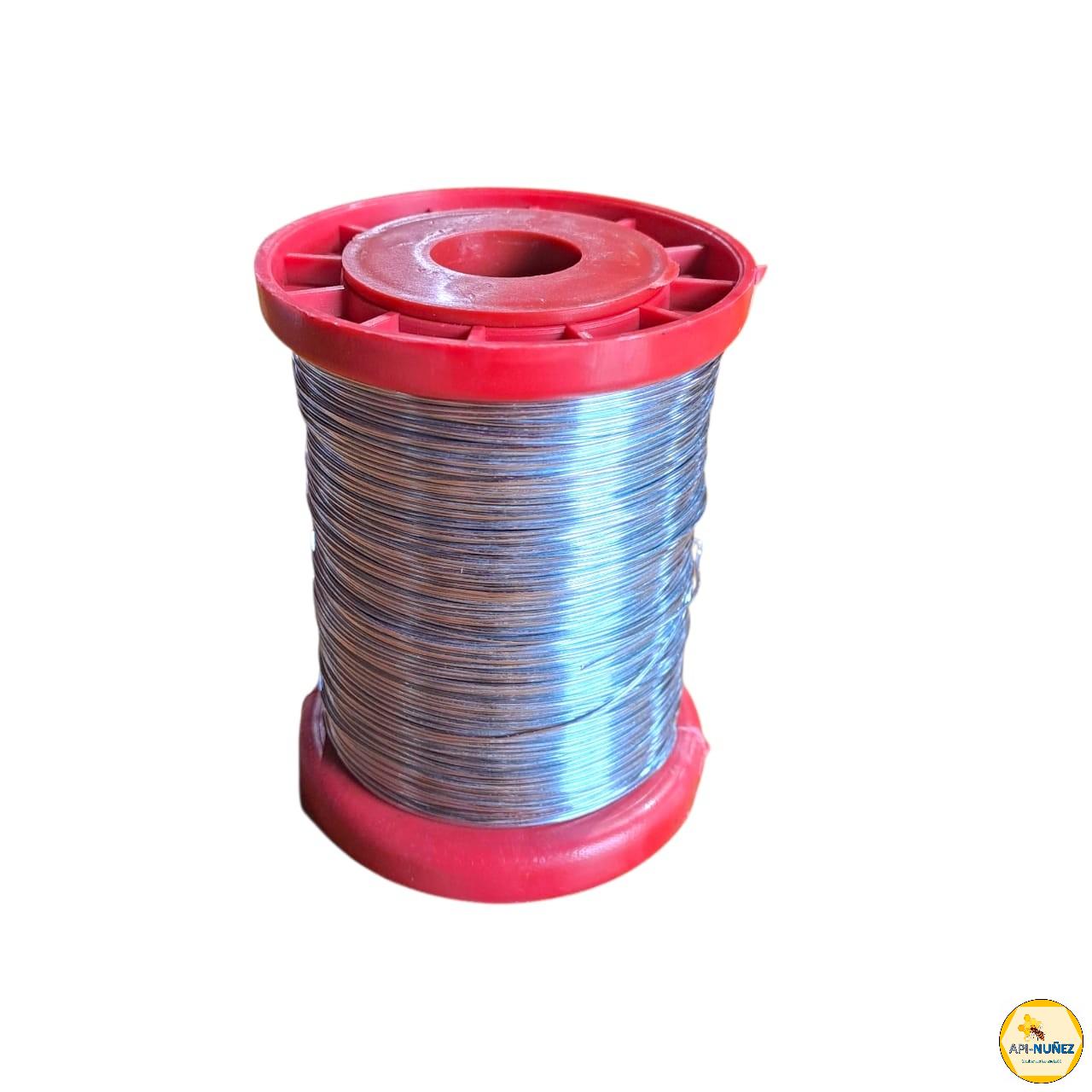 ROLLO DE ALAMBRE ACERO GALVANIZADO 1/2 KILO 0.55 MM